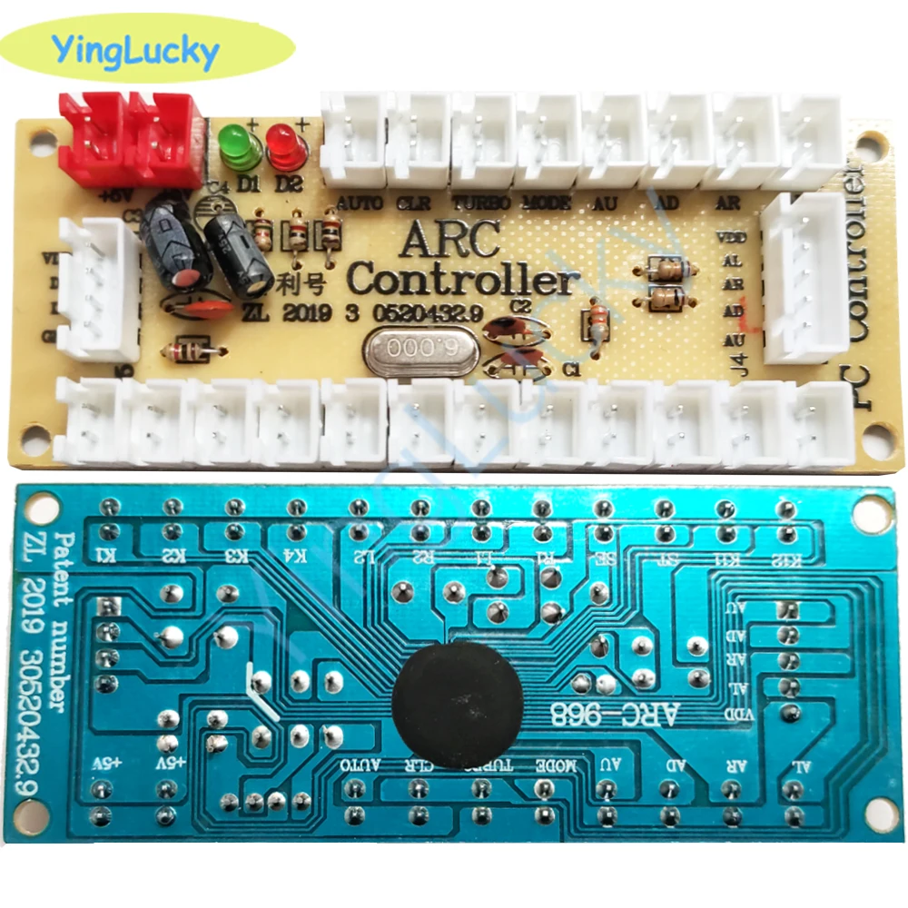 30 Stück Nullverzögerungs-Encoder Arcade Joystick DIY Kit USB-Encoder für PC PS3 PS2 MAME Raspberry Pi 3 Android Nintendo