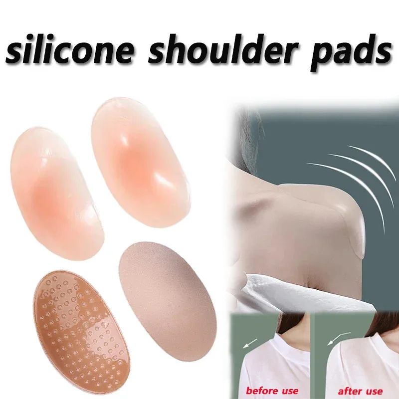 1 Paar abnehmbare, atmungsaktive, unsichtbare BH-Träger aus Silikon für Damen, Schulterheber, wiederverwendbares, selbstklebendes Modeaccessoire Image