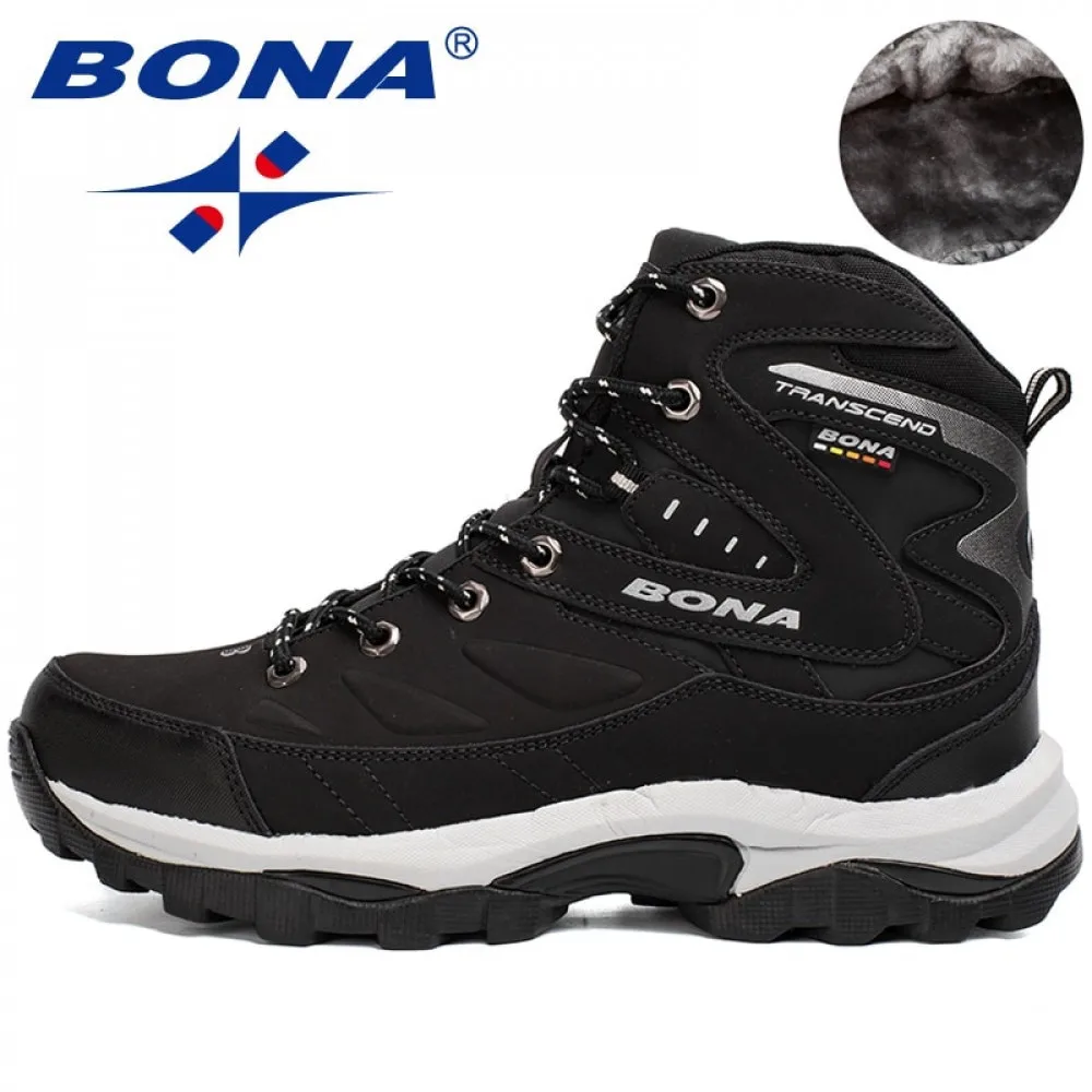 BONA Neue Heiße Art Männer Wanderschuhe Winter Outdoor Walking Jogging Schuhe Berg Sport Stiefel Klettern Turnschuhe