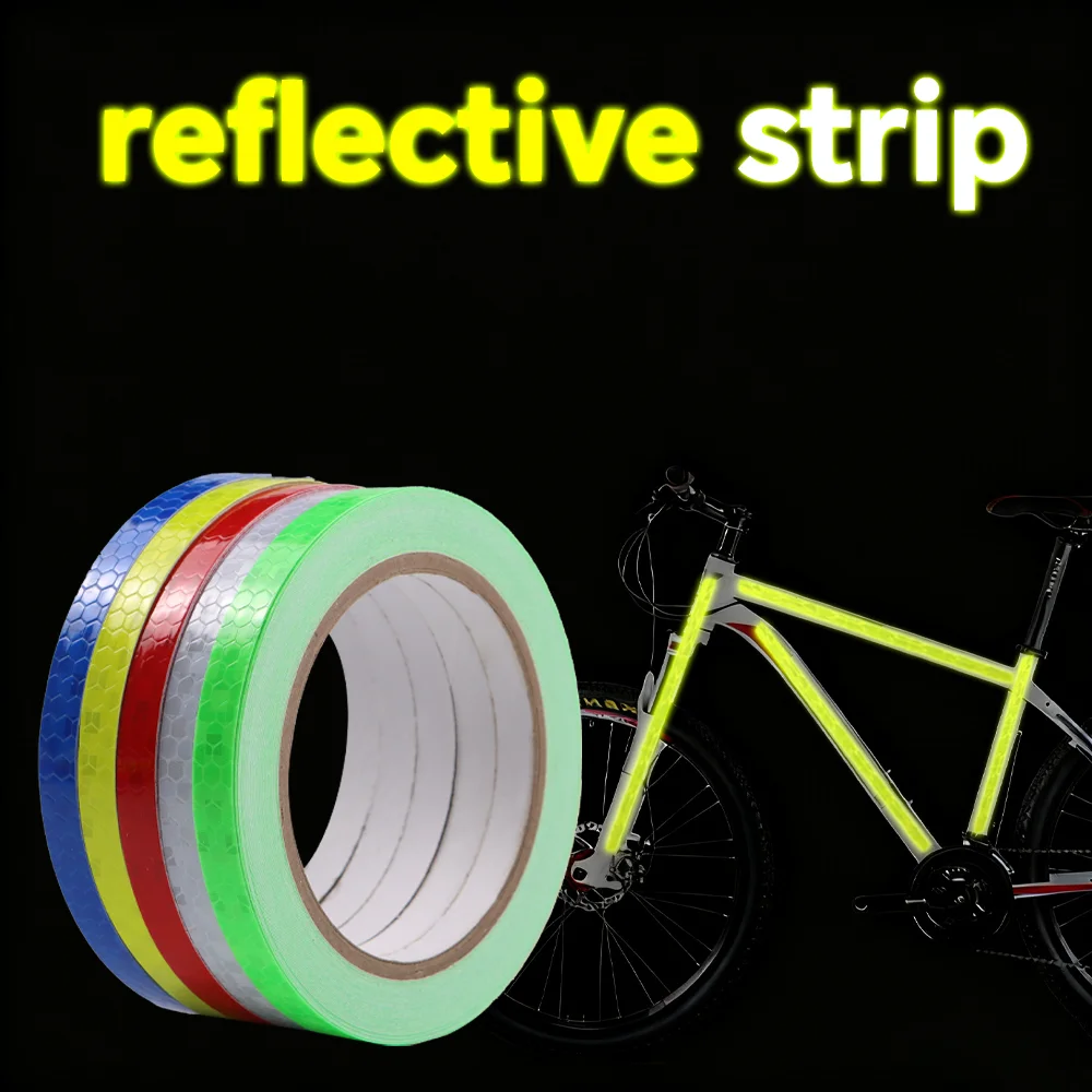 Glänzendes reflektierendes Sicherheitswarnband, selbstklebendes reflektierendes Klebeband für das Auto Image