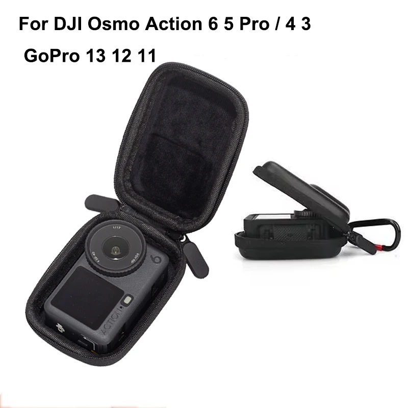 Mini-Tasche für DJI Action 6 5 Pro 4 3 Tragbare Wasserdichte Schutztasche für GoPro 13 12 11 Instan360 Ace Pro 2 Etui Image