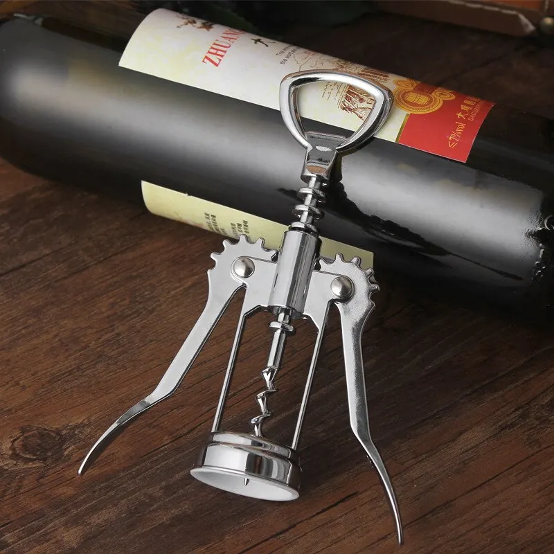 1pc Edelstahl Korkenzieher Wein öffner multifunktion ale Zink legierung Edelstahl Korkenzieher Küche liefert Wein utensilien