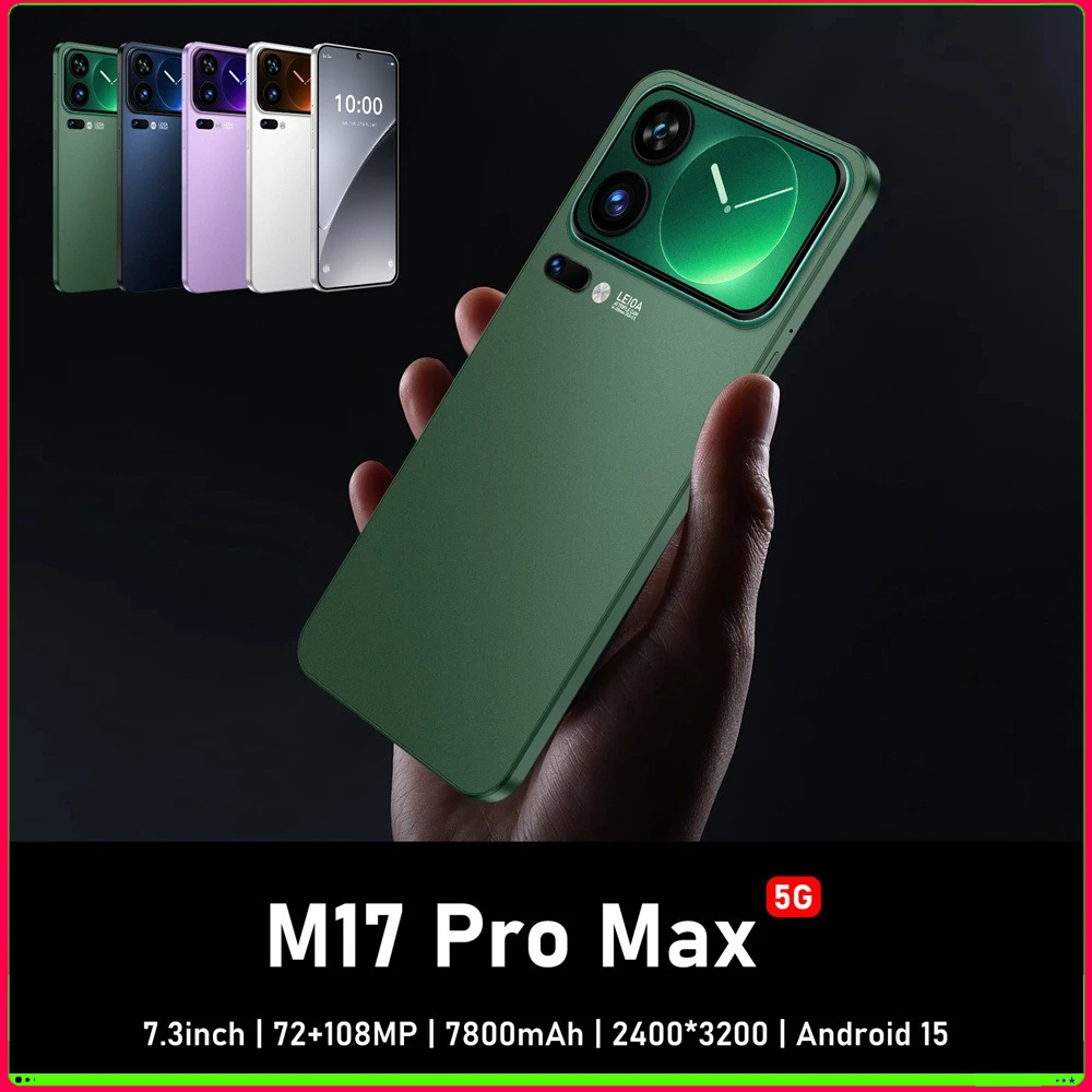 Neues Smartphone 5G 7.3HD Für 17 Pro Max 22G+2TB Günstiges Handy Android Smart Mobiltelefon Entsperrt 8000mAh Dual-SIM-Karte Image
