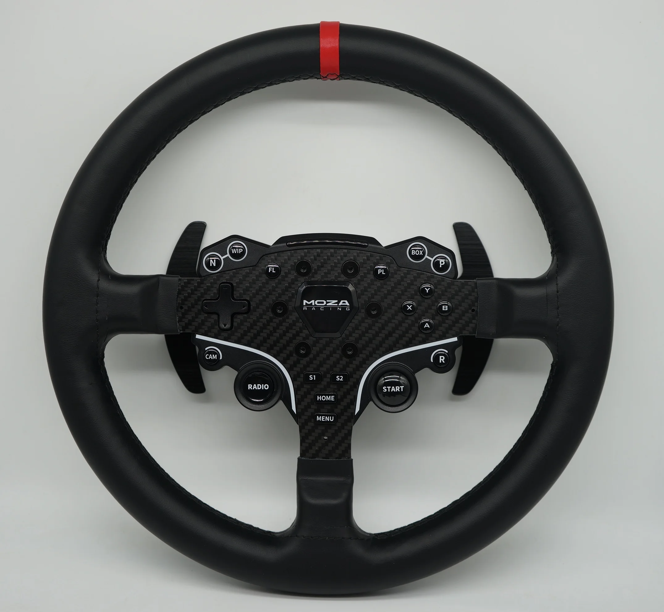 SIMPUSH 13 Zoll 33 cm Rundlenkrad Rally Sim Racing MOD FÜR MOZA R5 R3 ES ESX Image