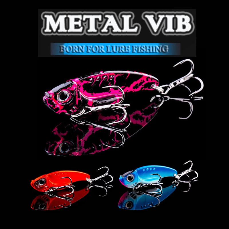 Metall-VIB-Angel köder, Jig vibrieren, harter Köder, Spin-Fischhaken, sinkende Kurbel köder, Spinner, Bass, Hecht, Barsch, 7g/10g/15g,1 Stück Image
