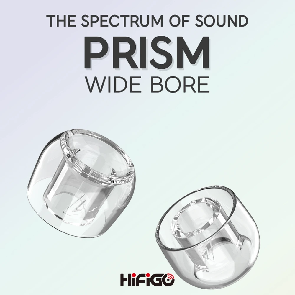 Divinus Prism LSR-Kopfhörer-Ohrstöpsel mit breiter Bohrung für 4–6 mm Düse, Kopfhörer-Ohrstöpsel für Dunu Davinci, AFUL Performer 5+2, JUZEAR Image