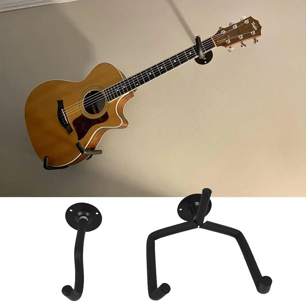 Horizontale Metallgitarre Wandhalterung Aufhänger Ständer für Akustikgitarre Bass Violinen Mandolinen Lamellen Display Unterstützung Image