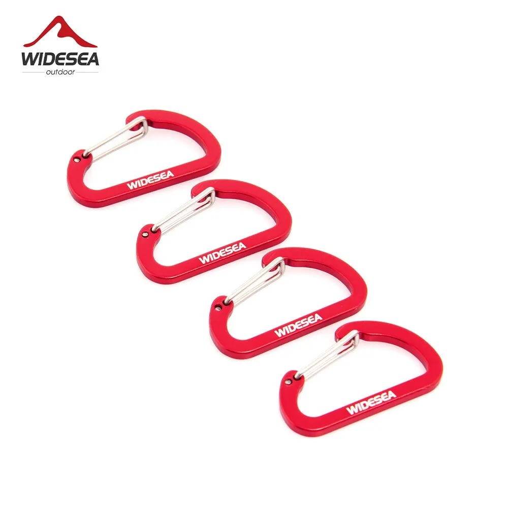 4 Stück Camping Wandern Bergsteiger Schnalle Aluminium legierung Schnur Schnallen Ausrüstung Outdoor-Zelte Zubehör Image