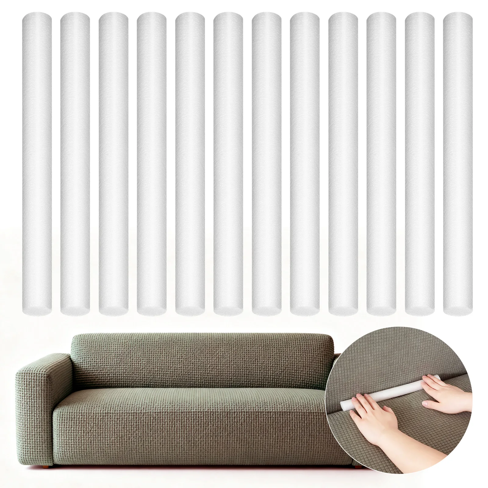20 stücke Schaum Sticks Für Sofa Abdeckung Lücke Füllstoff Für Couch Schonbezug Tuck Griffe Möbel Schaum Stangen Sofa Schaum Sticks kissen Füllung