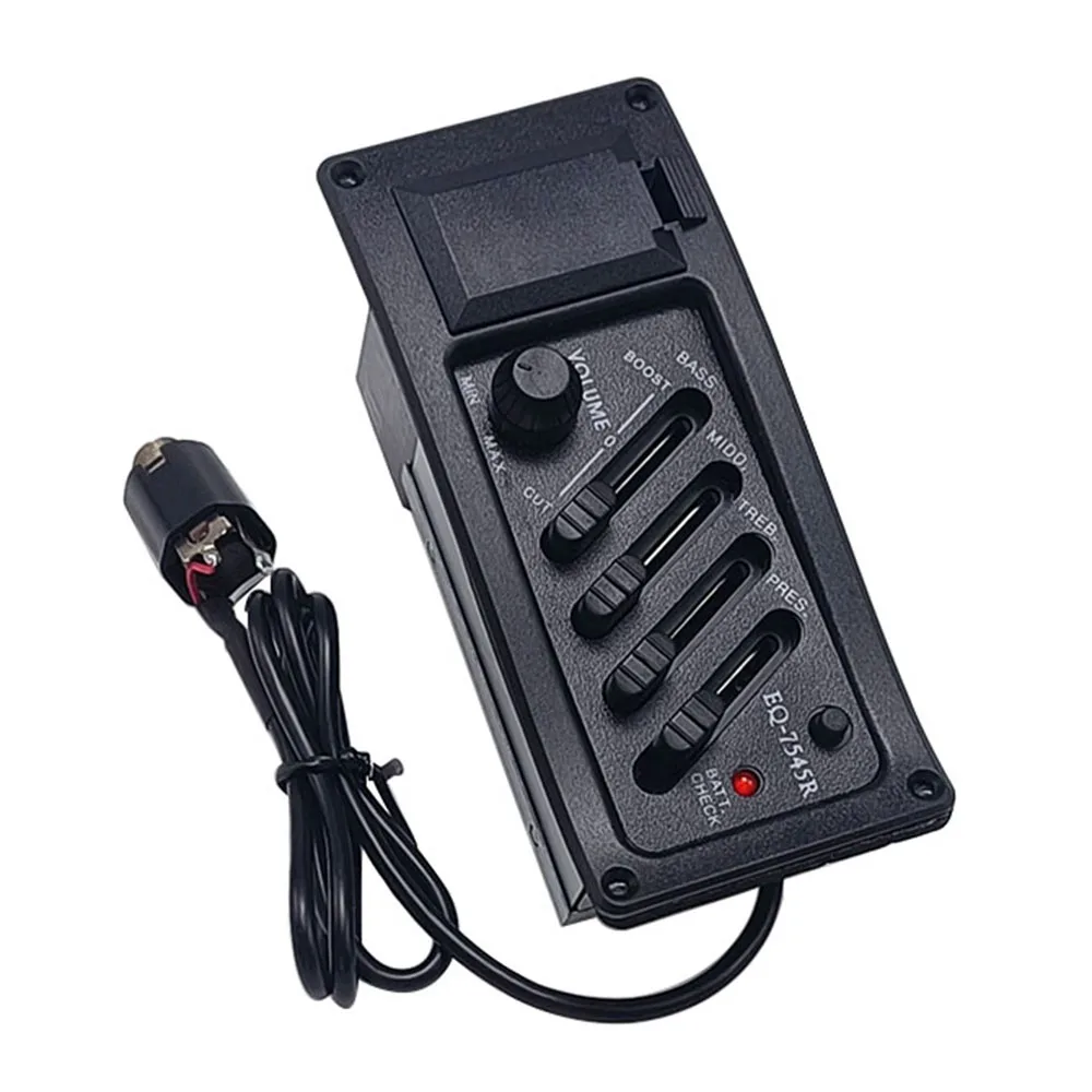 Akustische Gitarre EQ Piezo Pickup/Vorverstärkereinheit Akustikgitarre EQ-7545R Image