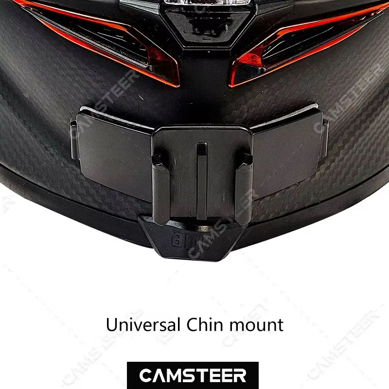 2025 Motorradhelm Kinnhalterung für GoPro Hero 13 12 11 10 9 Insta360 X4 X3 X2 Ace Pro 2 DJI 5Pro 4 AKASO Kamerazubehör Image