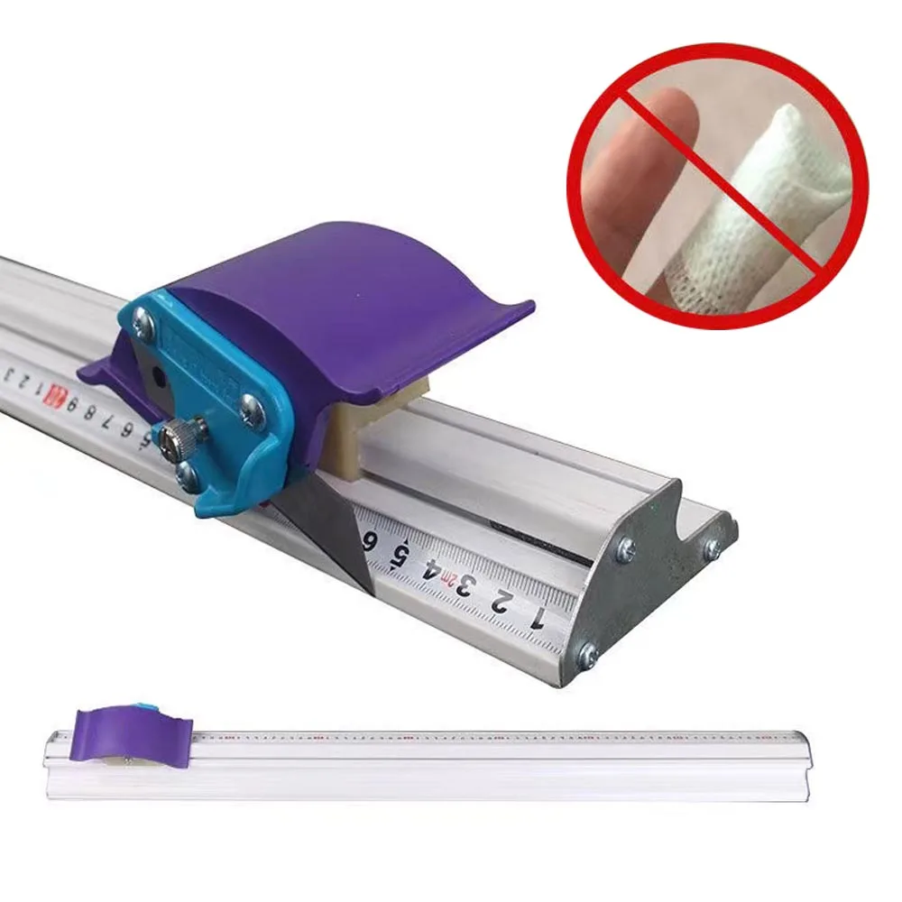 50 cm Kt Board Pvc Board Manuelle Schneiden Lineal Aluminium Legierung Anti-skid Positionierung Schneiden Lineal Schneiden Track Holzbearbeitung werkzeuge Image