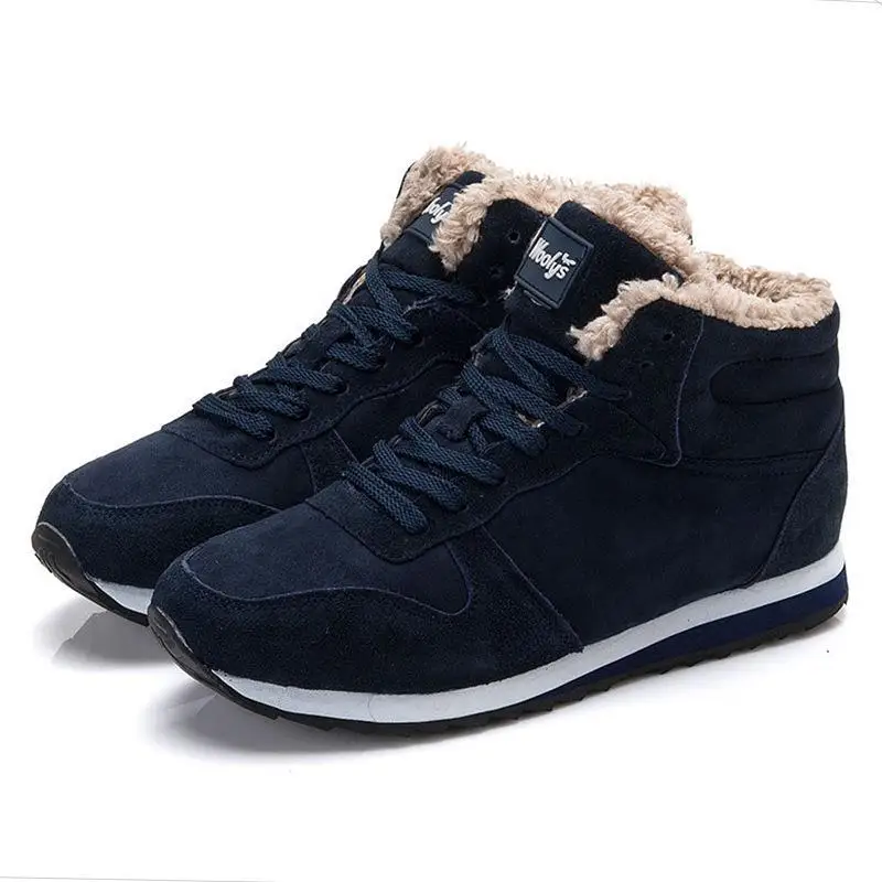Männer Stiefel Winter Schuhe Mans Schuhe Warme Pelz Schnee Stiefel Ankle Botas Hombre Winter Stiefel Für Männer Plüsch Winter Turnschuhe Plus größe