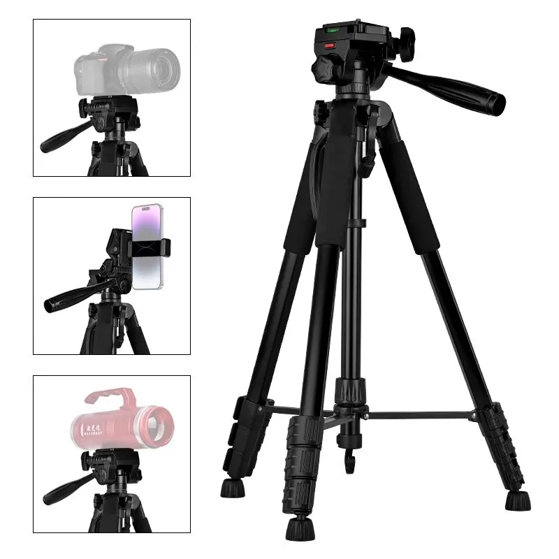 F180 Professionelle Stativ 180 cm Telefon Halter Multifunktions Outdoor Tragbare Stativ für Live-Streaming Fotografie Schießen Stativ Image