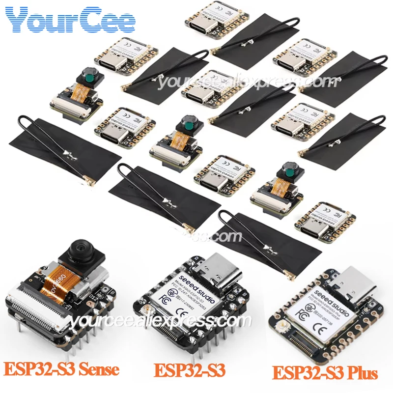 10 Stück/1 Stück Seeeduino ESP32S3 Sense Seeed Studio XIAO 2.4G Entwicklungsboard ESP32-S3 Kamera WiFi Wireless Ble Modul für Arduino Image