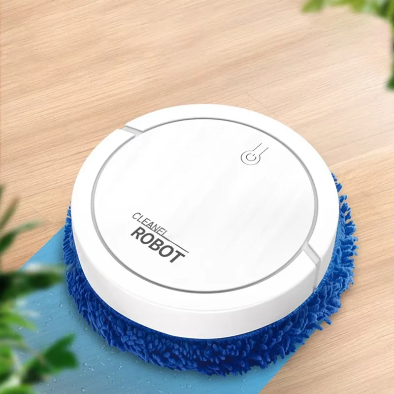 NEUER automatischer Roboter-Staubsauger 3-in-1 kabelloses Kehren nasses und trockenes ultradünnes Reinigungsgerät Wischen Smart Home Image