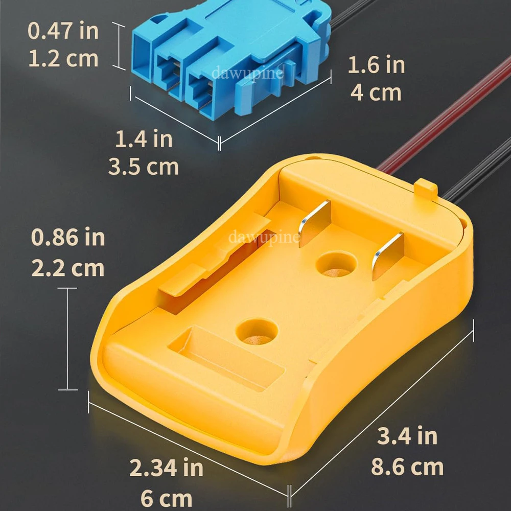 Power Wheels DIY Adapter Kabelbaum Stecker für Makita für Milwaukee für Dewalt 18V 20V Batterie für Peg-Perego Aufsitzspielzeug Image