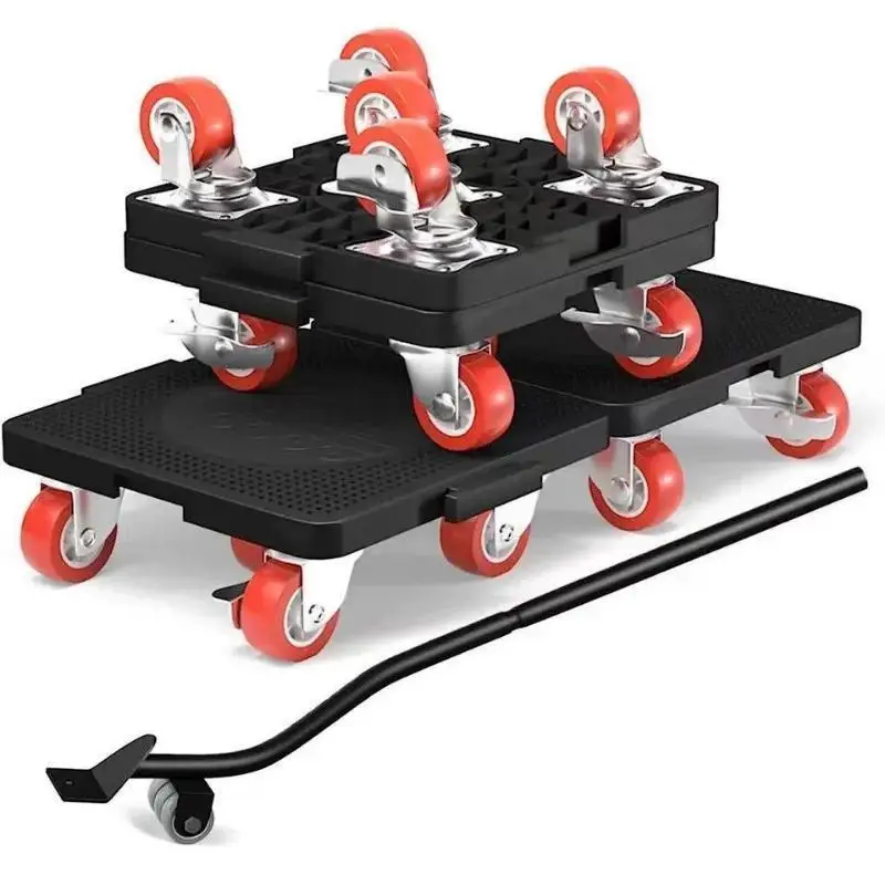 Schwere Möbel Mover Dolly Set mit Lifter 360 ° Drehung 5-Rad Möbel Dollies schwere Sachen Moving Tool Set Küchen schrank