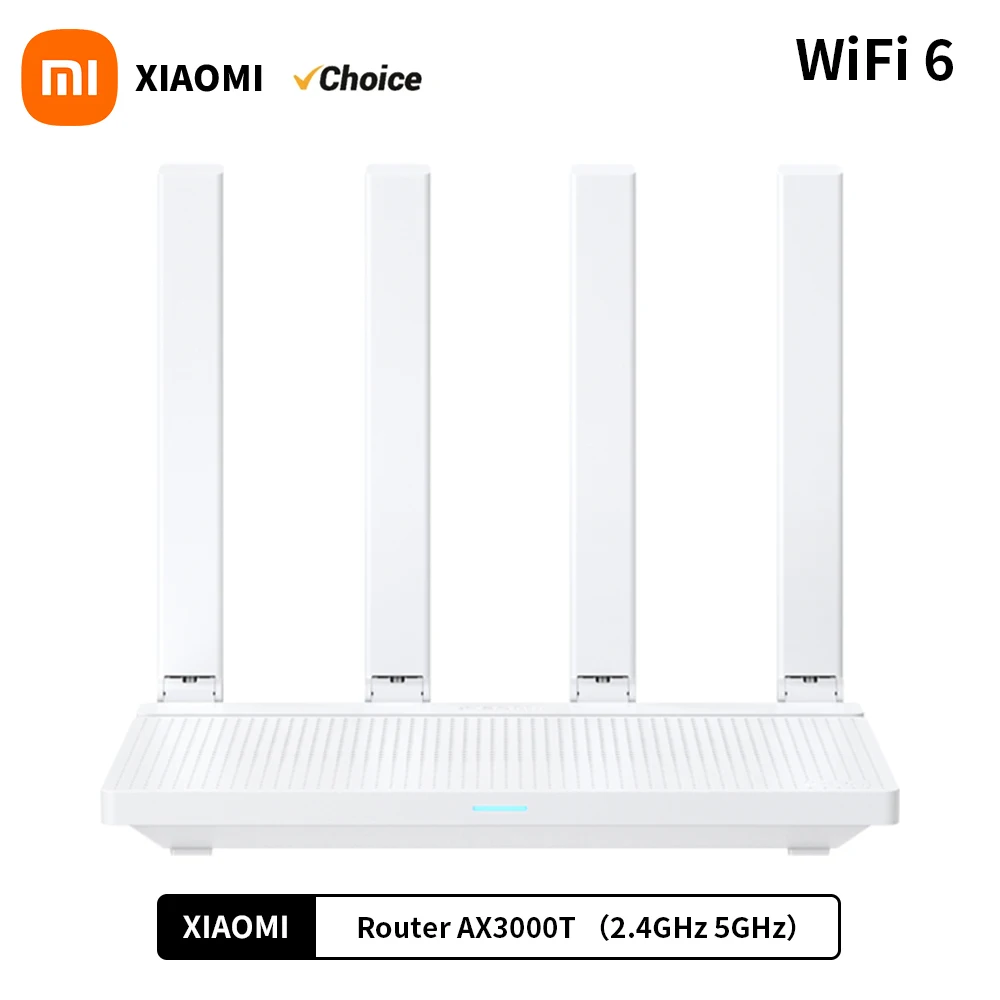 2024 neuer original xiaomi ax3000t Router 5GHz 160MHz Breitband 1,3 GHz Prozessor Hochgeschwindigkeits-NFC-Verbindung für Home-Office-Spiele Image