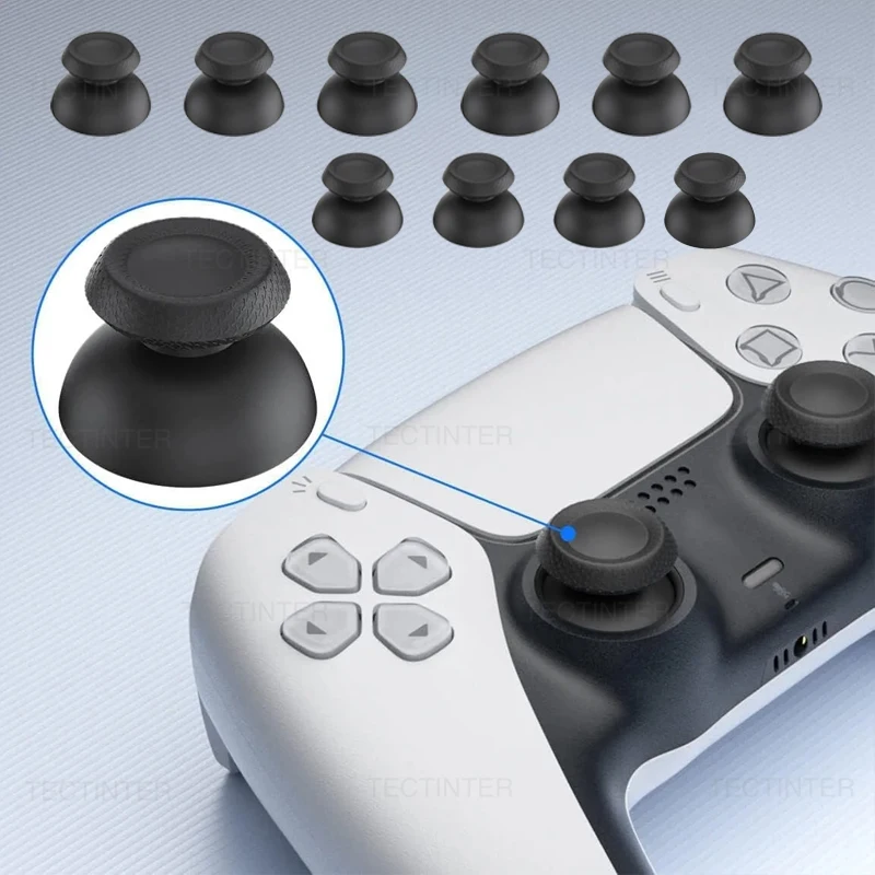 10 Stück Joystick Ersatz für PS5 Controller Analog Thumbsticks Grip Reparaturteile für PlayStation 5 Dualsense Zubehör Image