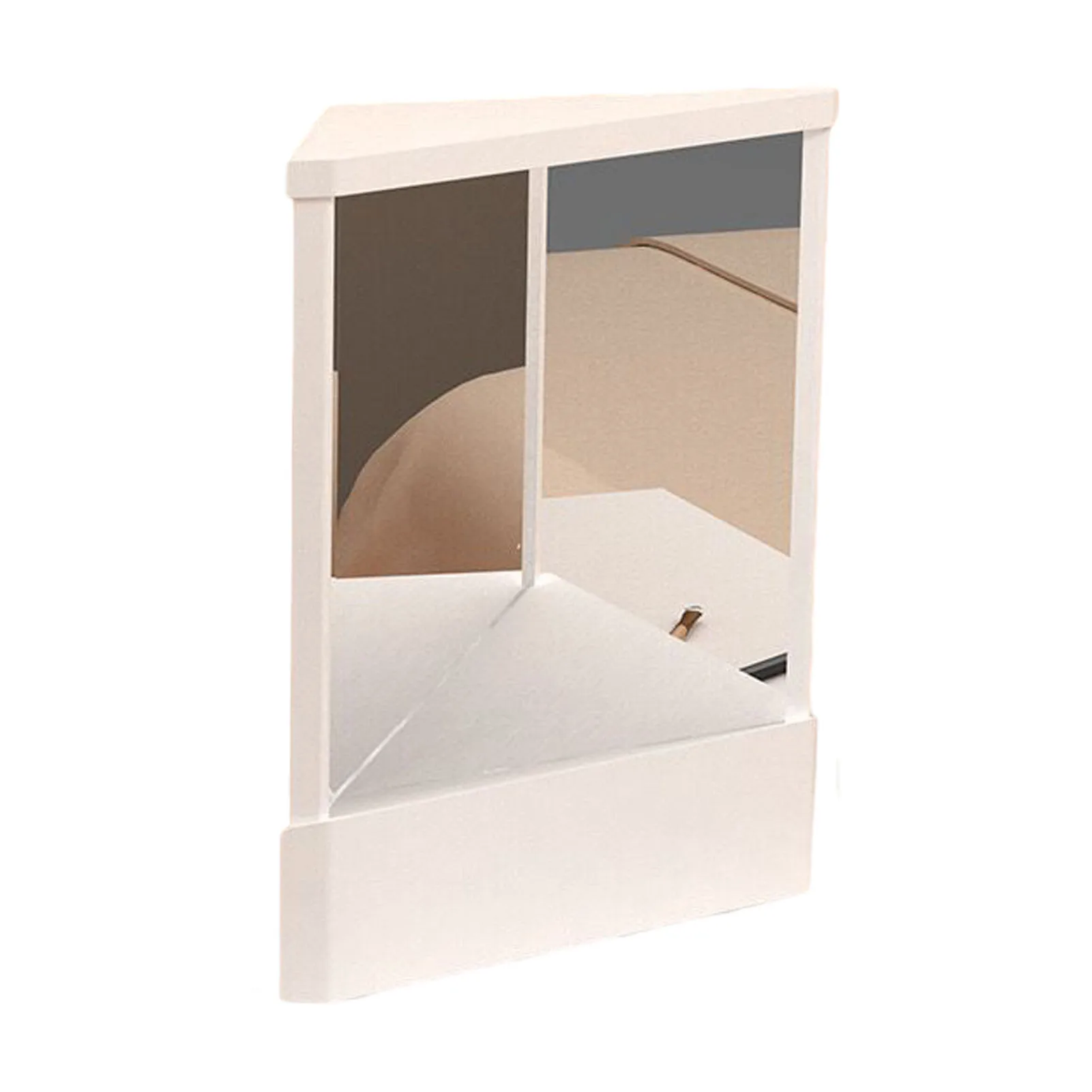 14 x 17 cm professioneller echter Spiegel, nicht umkehrbar, klarer umgekehrter Spiegel, Kosmetikspiegel für Kosmetik, Make-up, Schminktisch, Schlafzimmer