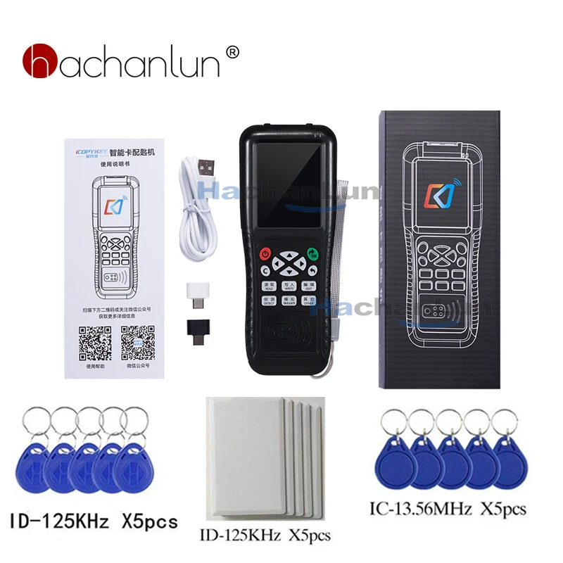 RFID-Leser X100 mit vollständiger Dekodierungsfunktion Smart Card Key Machine RFID NFC Kopierer IC ID Reader Writer Duplicator Icopy X100 Image