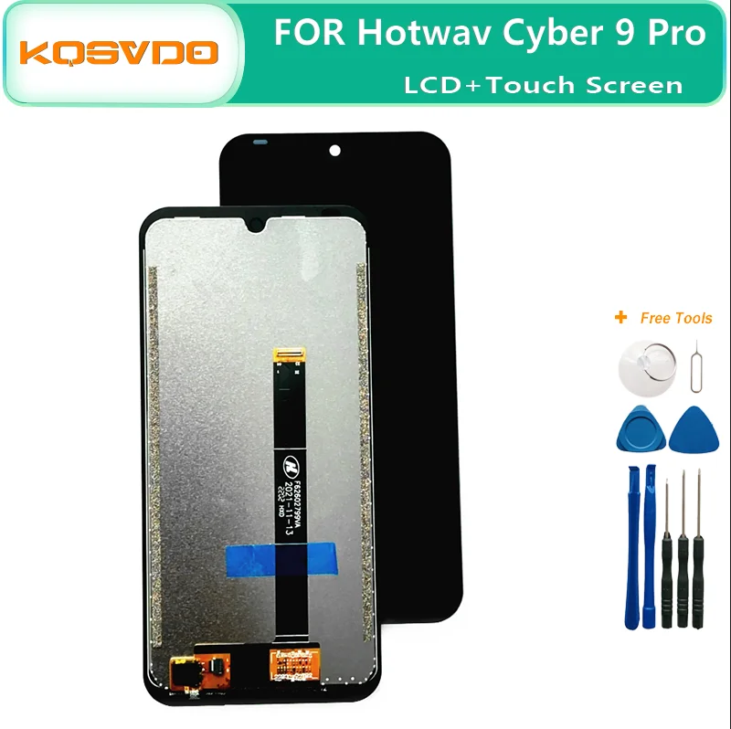Neue Original Für HOTWAV Cyber 9 Pro LCD Display Touchscreen Digitizer Montage Ersatz + werkzeuge Image