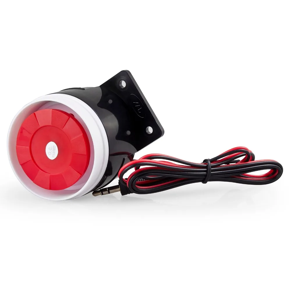 KERUI Mini Verdrahtete Sirene Horn Für Wireless Home Alarm Security System 120 dB Laut Sirene Image