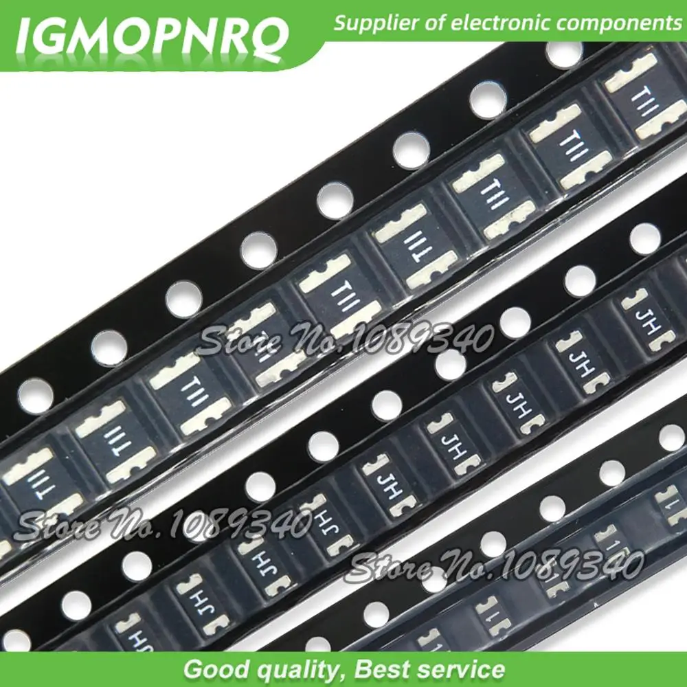 20 Teile/los 0805 1206 1210 1812 0,1 A 0,2 A 0,3 A 0,5 A 0,75 A 1A 1,1 A 2A 3A SMD Rücksetzbare Sicherung Self-Recovery-Sicherung PPTC Image