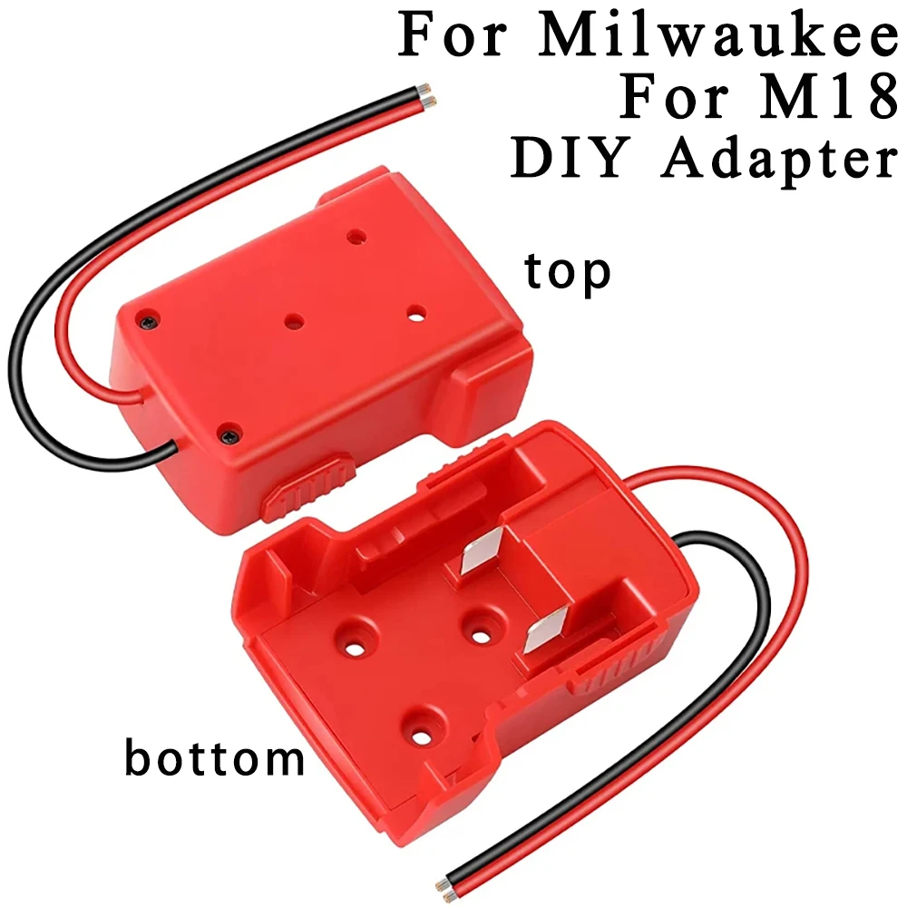Lithium-Batterie-Adapter-Anschluss für Milwaukee für M18 18 V Li-Ionen-Akku, DIY-Netzteil, Rad-Adapter, Dock-Halter, 48–11–1815 Image