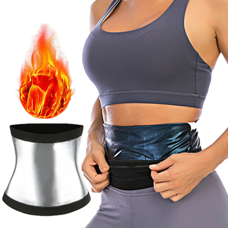Fitnessgürtel für Männer und Frauen, Bauchwickel, Übung, Schweißabsorption, Gewichtsverlust und Körperformungsgerät Image
