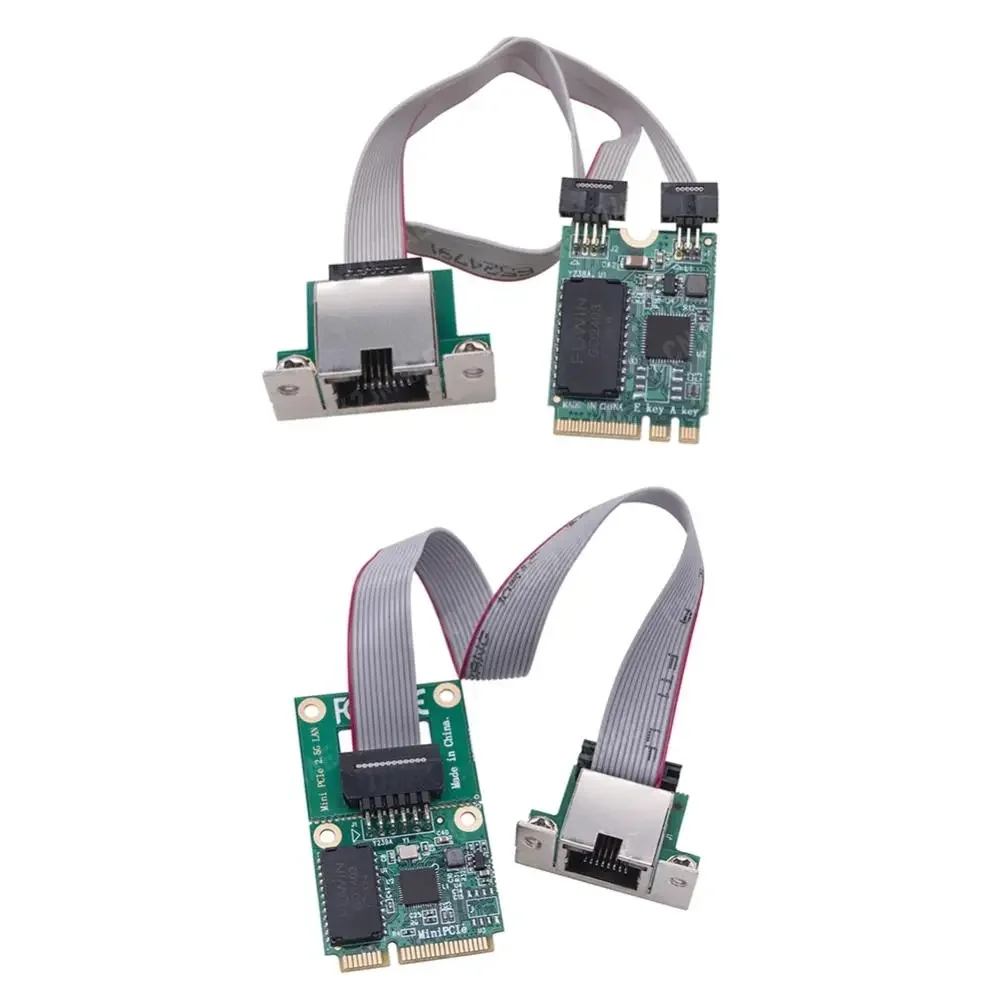 M2 RJ45 Netzwerkadapter RTL8125BG Chip M.2 Gigabit Ethernet Netzwerkkarte 2,5G/1000/100Mbps PCIE Bus Netzwerkkarte Image