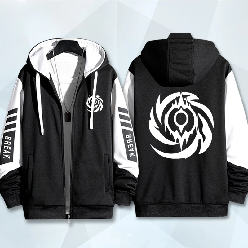 Honkai Star Rail Zip Up Hoodie Damen Herren Jacke Sweatshirt Hip Hop Unisex bedruckt lässig Langarm Hoodies Streetwear