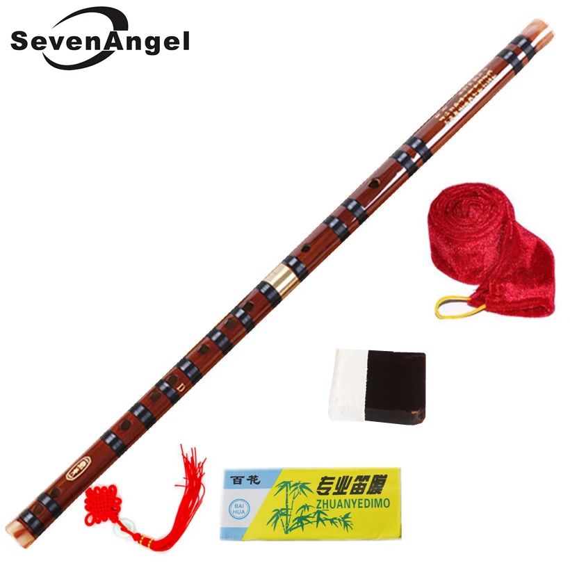 Hohe Qualität Bambus Flöte Berufs Bläser Musical Instruments C D E F G Schlüssel Chinesischen Dizi Transversale Flauta 5 Farben Image