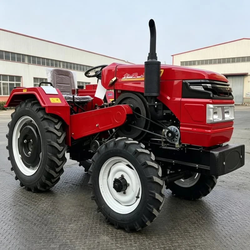 Kundenspezifischer Traktor, neue Allrad-Bodenfräse, 60 PS Kultivator, Aufsitz-Allrad-Pflugmaschine Image