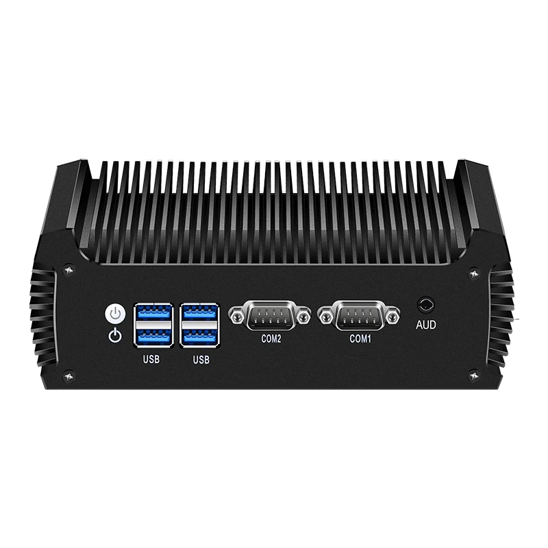 Industrieller Mini-PC Intel Core i5-8250U i3-8130U 2x COM RS485 RS232 2x Gigabit Ethernet unterstützt WiFi 4G LTE GPIO Windows Linux Image
