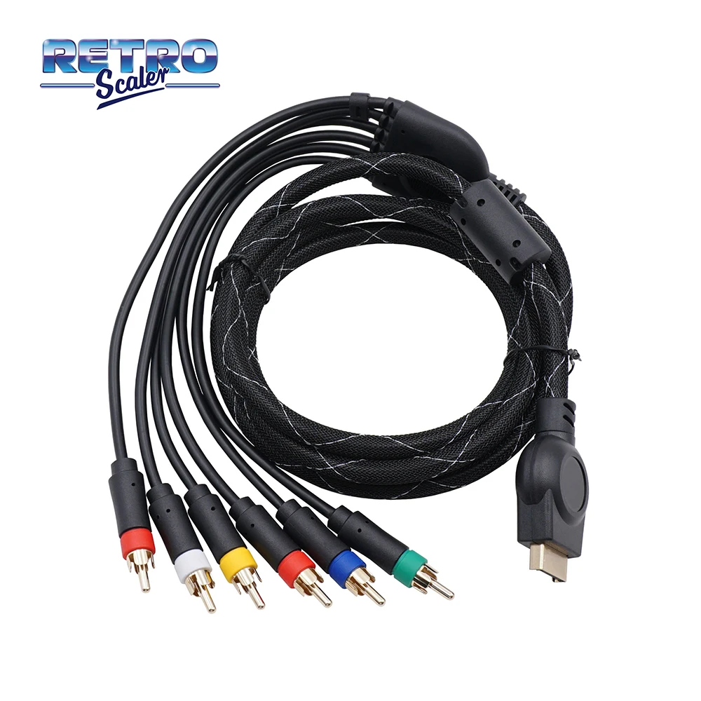 RetroScaler 1,8 m langes PS2/PS3-Komponentenkabel bietet das scharfste Video und Sound für die Sony PlayStation 2/3-Spielekonsole Image