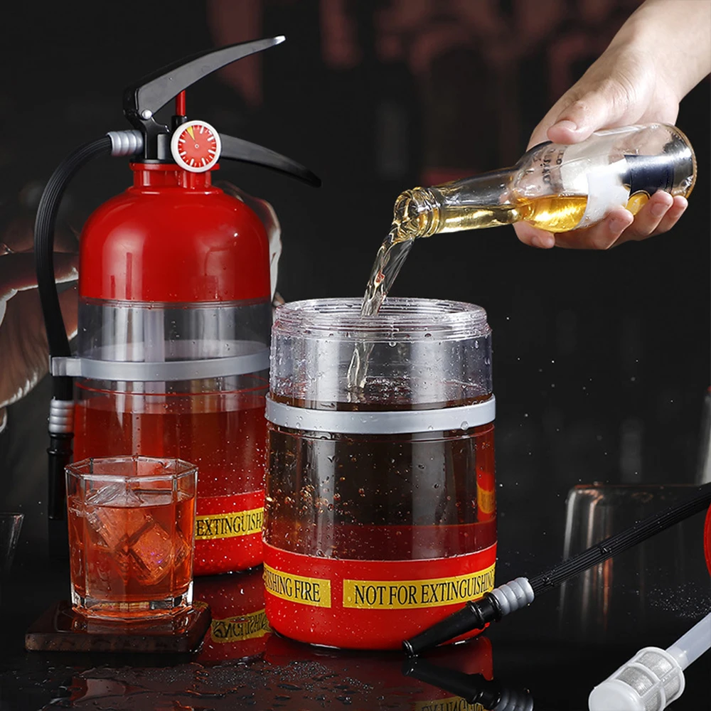 1,5 l Getränkespender, Feuerlöscher, Ausgießer für Party, Bar, Zubehör, Wein, Bier, Spirituosen – Weingetränkespender Image