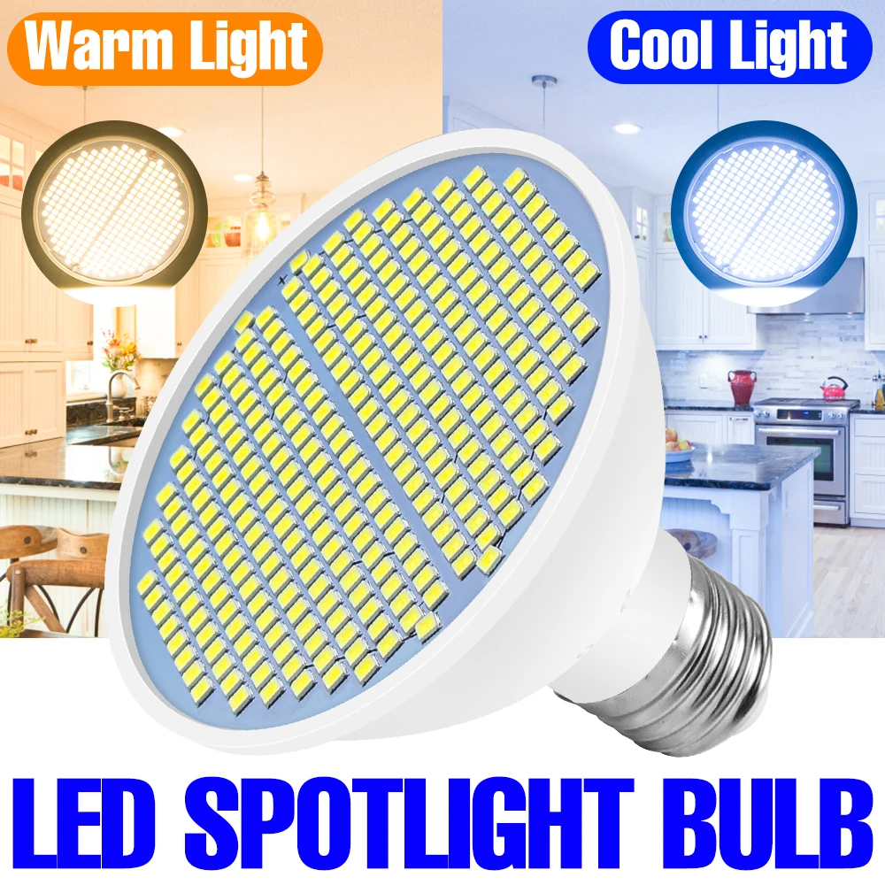 LED 220V Birne E27 Scheinwerfer Led Lampe Warm Weiß Licht 220V LED Kronleuchter 110V Für Home Wohnzimmer schlafzimmer Decke Lampe Birne