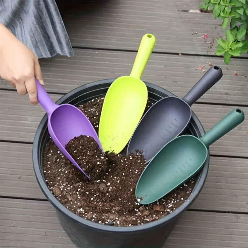 1Pc Gartenarbeit schaufel Boden schaufel Sukkulenten boden löffel Balkon gemüse graben schaufel Gartenarbeit blume lose werkzeuge Image