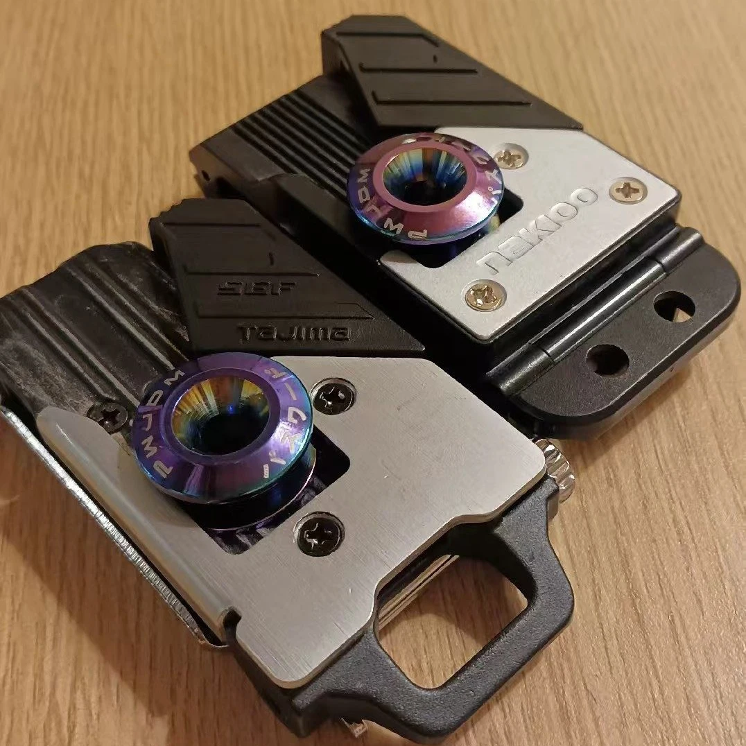 4 Stück Legierung Schraubenteile Werkzeugtasche Zubehör für Tajima Schnell hängende Gürtelclip Image