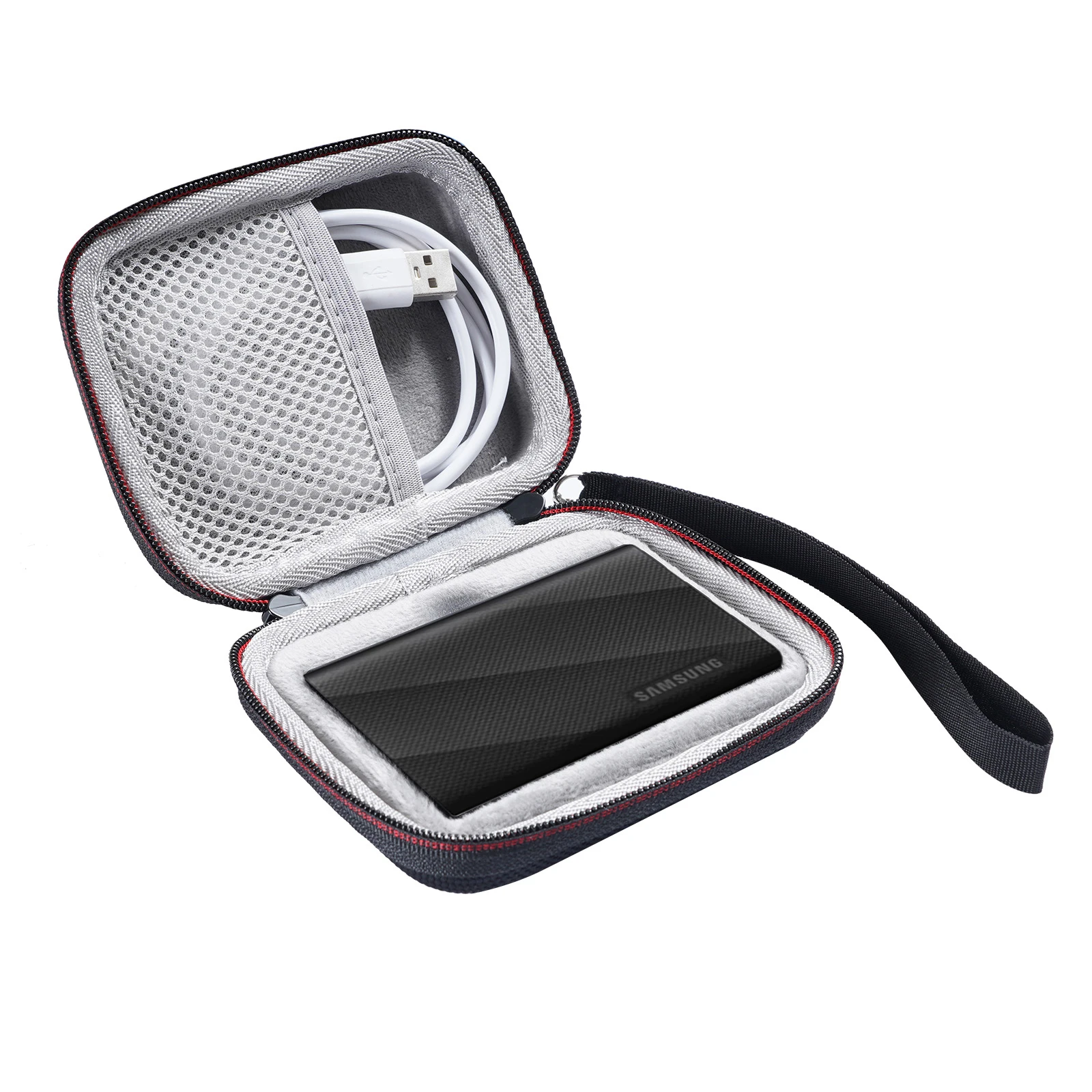 Tragbare ssd externe Solid State Drive - Hard Schutzhülle Aufbewahrung tasche 1TB 2TB 4TB Hard Storage Case für Samsung T9 Image