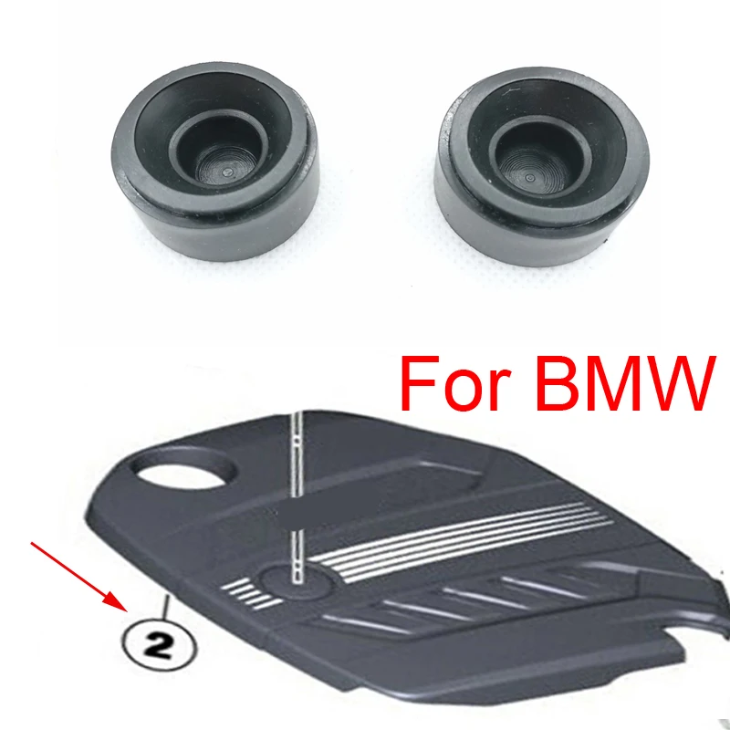 Für BMW 4 5 6 7 SERIE F32 F33 F36 E60 E61 F07 F10 F11 G30 G31 F06 F12 F13 F32 F01 F02Motor Abdeckung Trim Gummi Halterungen Image
