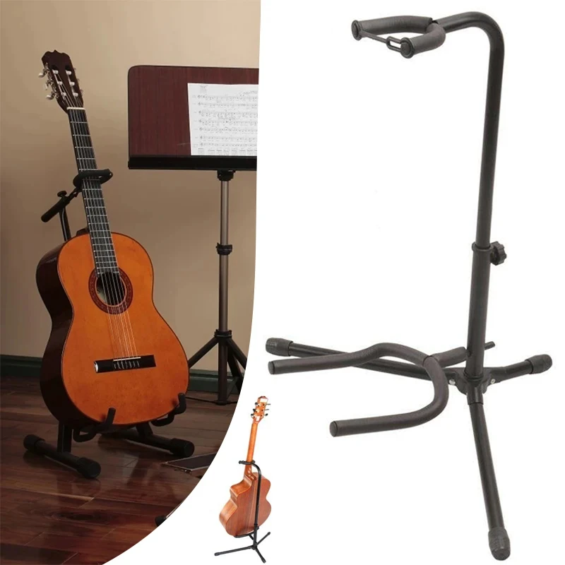 Vertikaler Gitarrenständer, faltbar und verstellbar, Instrumentendisplay, Ukulele, Pipa, Bass, Folk, klassischer elektrischer Gi Image