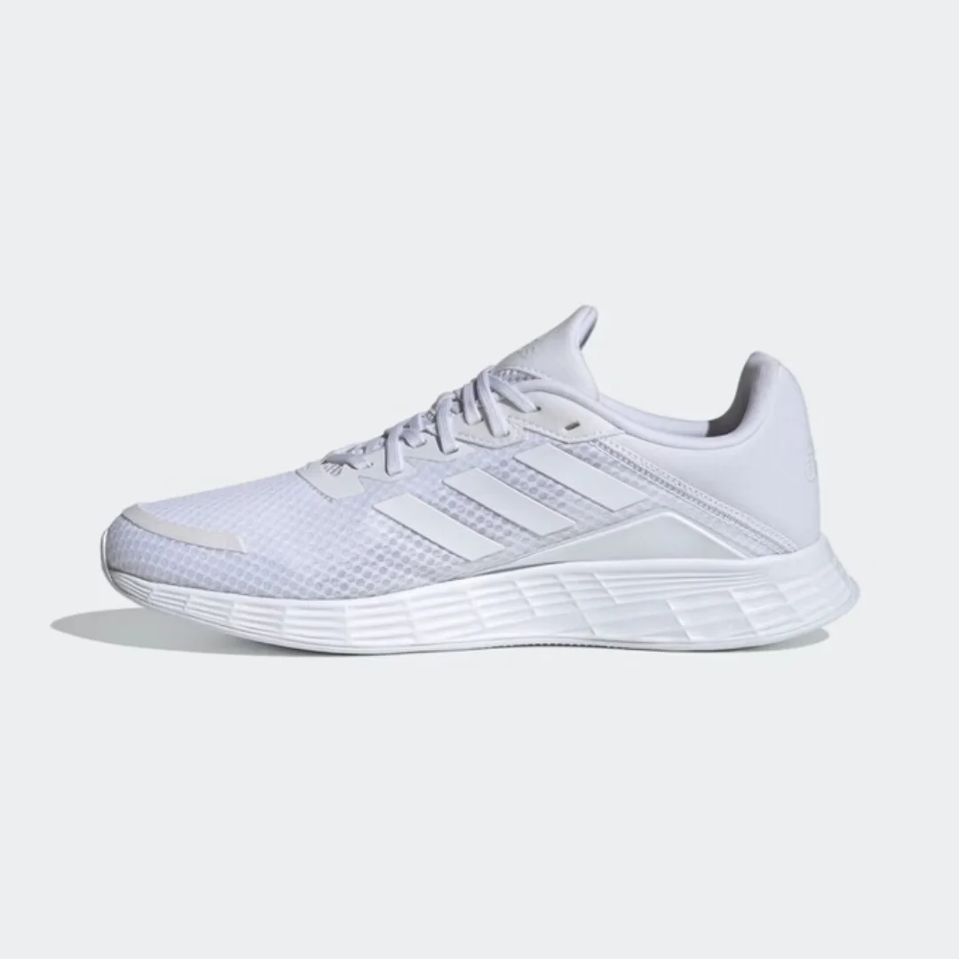 Adidas Neue leichte, dämpfende und starke Griff-Laufschuhe für Männer und Frauen, Duramo Sl, leichte und langlebige Trainings- und Wettkampflaufschuhe, silber-weiße Farbe, vielseitige Freizeitsportschuhe, ein Must-Have für Läufer, Fw7391 Image