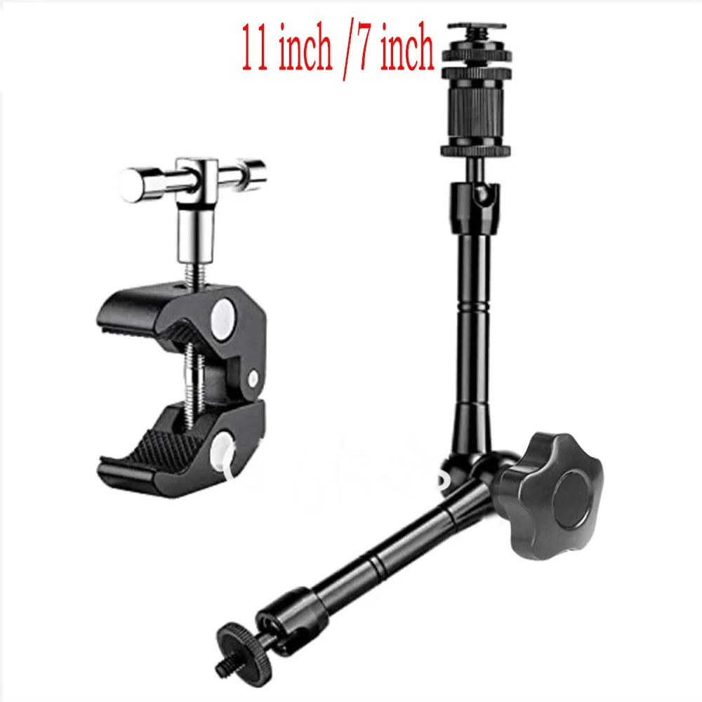 7 Zoll oder 11 Zoll artikulierende magische Arm Super Clamp für DSLR Rig Kamera zu LCD Monito, LED Video Licht Kamera Zubehör Image
