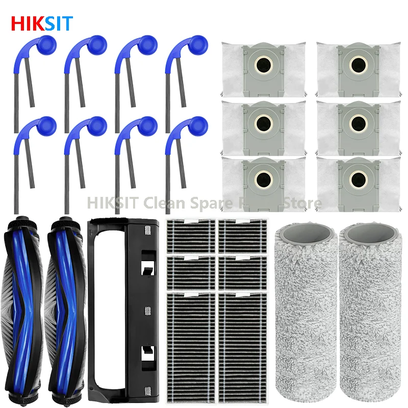 Für ECOVACS T80 PRO OMNI / T80 OMNI Roboter Staubsauger Teil Wichtigsten Seite Pinsel Mopp Tuch Hepa-Filter Staubbeutel teile Zubehör Image