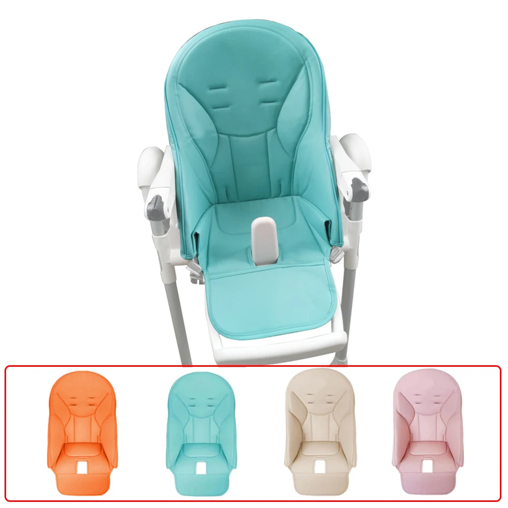 Babyhochstuhlkissen für Peg Perego Siesta Prima Pappa Zero 3 Aag Baoneo Abendessenstuhl PU-Leder-Sitzbezug Bebe-Zubehör Image