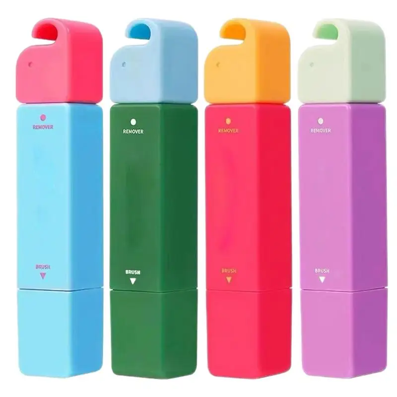 12 ml weißer Wäschefleckenentferner-Stift, starker tragbarer wasserloser Öl-Wäsche-Fleckenentferner, kein Waschen, doppelköpfiger Bleichstift Image