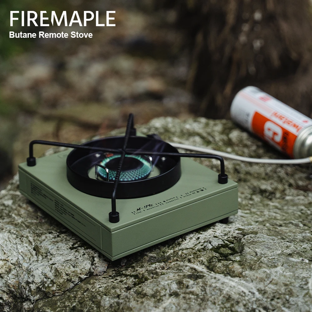 Fire Maple Remote-Butan-Herd, ultradünn, integrierter Piezo-Zünder, leistungsstarker Rucksack-Kassetten-Gasbrenner, 7100 W Image